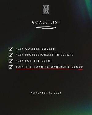 Image post by @thetown_fc on Instagram