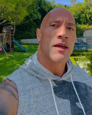 Image post by @therock on Instagram