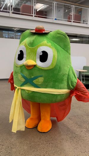 Image post by @duolingo on Twitter/X