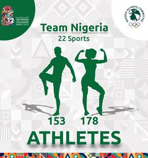 Image post by @nigeriaolympic on Instagram