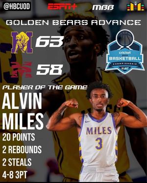 Image post by @milescollege_mbb on Instagram