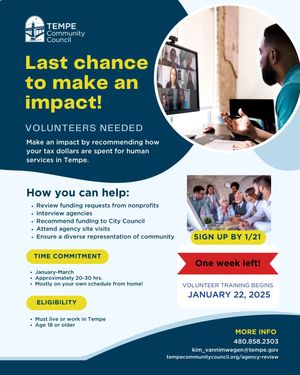 Image post by @tempecommunitycouncil on Instagram