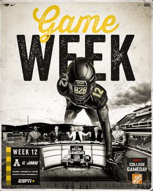 Image post by @appstate_fb on Instagram