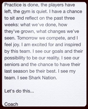 Image post by @nsu_vball on Instagram