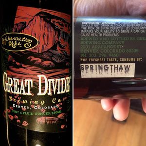 Image post by @greatdividebrew on Instagram