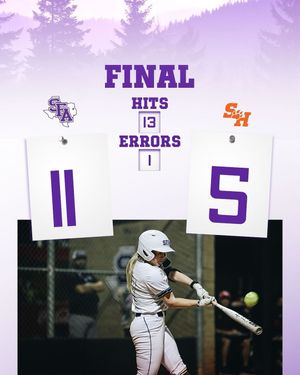 Image post by @sfa_softball on Instagram