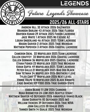 Image post by @legends_lacrosse on Instagram