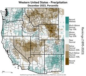 Image post by @WesternWaterAssessment on Facebook