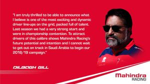 Image post by @mahindraracing on Instagram
