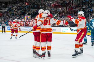 Image post by @NHLFlames on Twitter/X