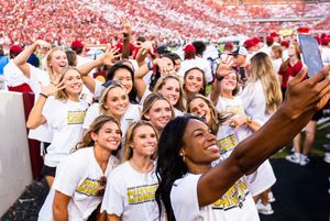 Image post by @OU_WGymnastics on Twitter/X