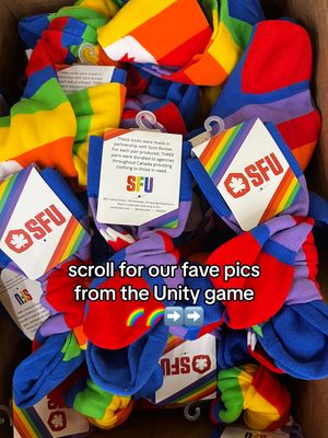 Image post by @sfu_athletics on TikTok