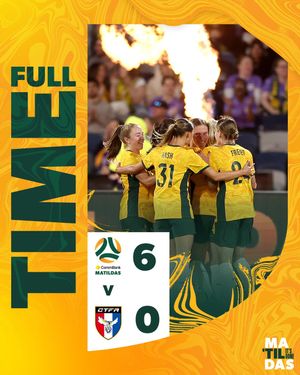 Image post by @matildas on Instagram