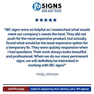 Image post by @ibcsigns on Facebook
