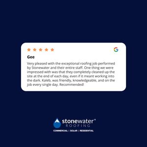 Image post by @stonewaterroofing on Instagram
