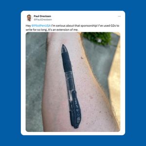 Image post by @pilotpenusa on Instagram