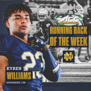 Image post by @ndfootball on Instagram