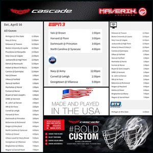 Image post by @cascade_lacrosse on Instagram