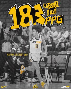 Image post by @AppStateWBB on Twitter/X