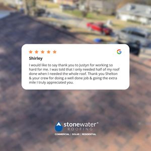 Image post by @stonewaterroofing on Instagram