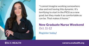 Image post by @ECUHealthNC on Facebook
