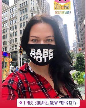 Image post by @babevote on Instagram