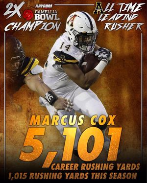 Image post by @appstate_fb on Instagram