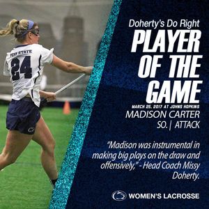 Image post by @pennstatewlax on Instagram
