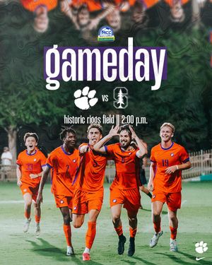Image post by @ClemsonMSoccer on Twitter/X
