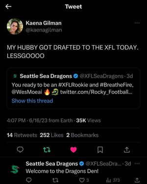 Image post by @xflseadragons on Instagram