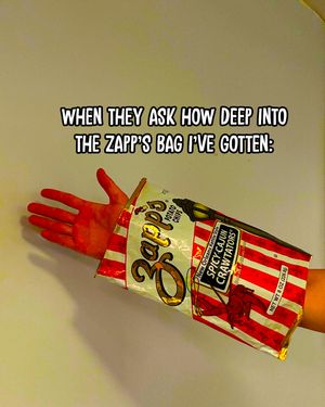 Image post by @realzappschips on Instagram