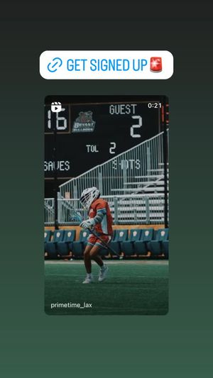 Video post by @PrimeTimeLacrosse on Facebook