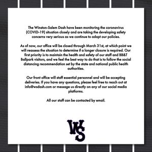 Image post by @wsdashbaseball on Instagram