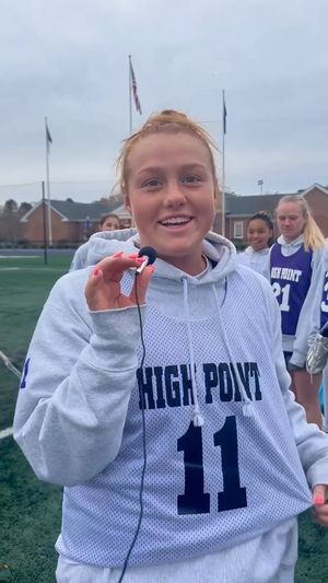 Video post by @HighPointUniversityWomensLacrosse on Facebook