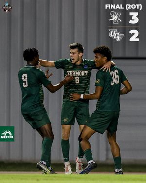 Image post by @UVMmsoccer on Twitter/X