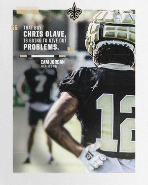 Image post by @saints on Instagram