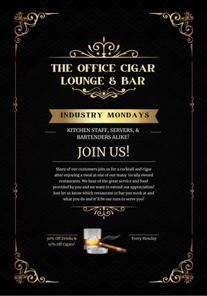 Image post by @theofficecigarlounge1 on Instagram