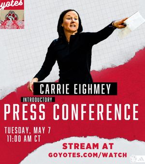 Image post by @SDCoyotesWBB on Twitter/X