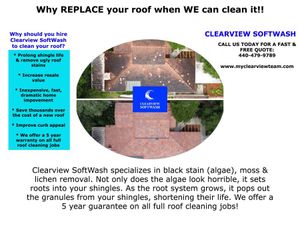 Image post by @clearviewsoftwash.oh on Facebook
