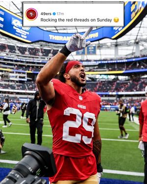 Image post by @thesfniners on Instagram