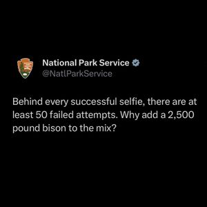 Image post by @nationalparkservice on Instagram