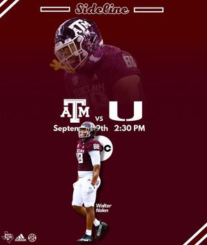 Image post by @aggiessideline on Instagram