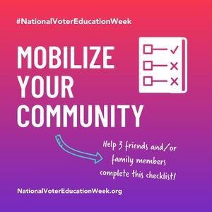 Image post by @rockthevote on Instagram