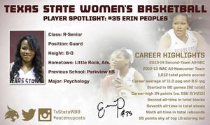 Image post by @txstatewbb on Instagram