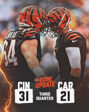 Image post by @Bengals on Twitter/X