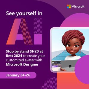 Image post by @MicrosoftEDU on Twitter/X