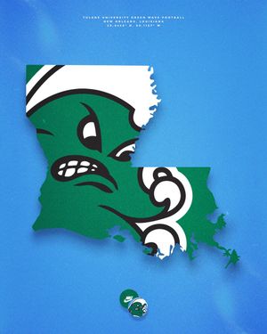 Image post by @GreenWaveFB on Twitter/X