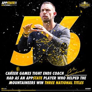 Image post by @appstate_fb on Instagram