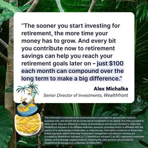 Image post by @Wealthfront on Twitter/X