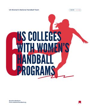 Image post by @usahandballwnt on Instagram